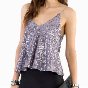 sequin top Tobi. shana top from Tobi size M